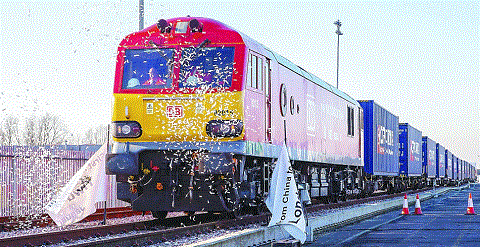 中歐班列鐵路今年1月開行數(shù)量比去年增長(zhǎng)了11%